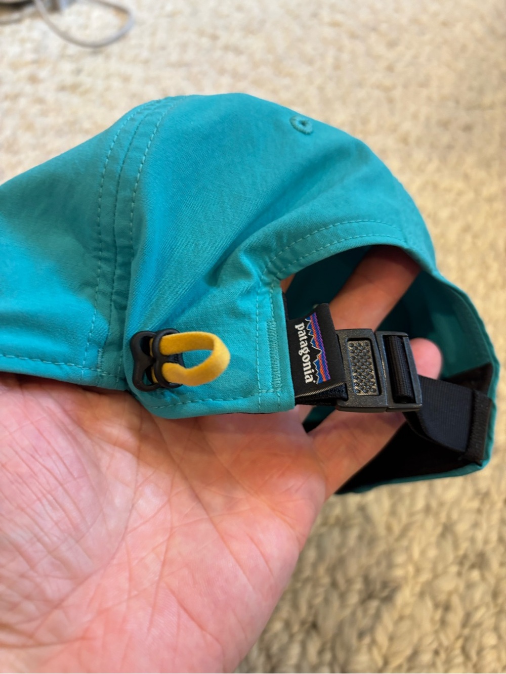 Patagonia Teal and Blue hat Merganzer 33482 recent and mint - Picture 2 of 4